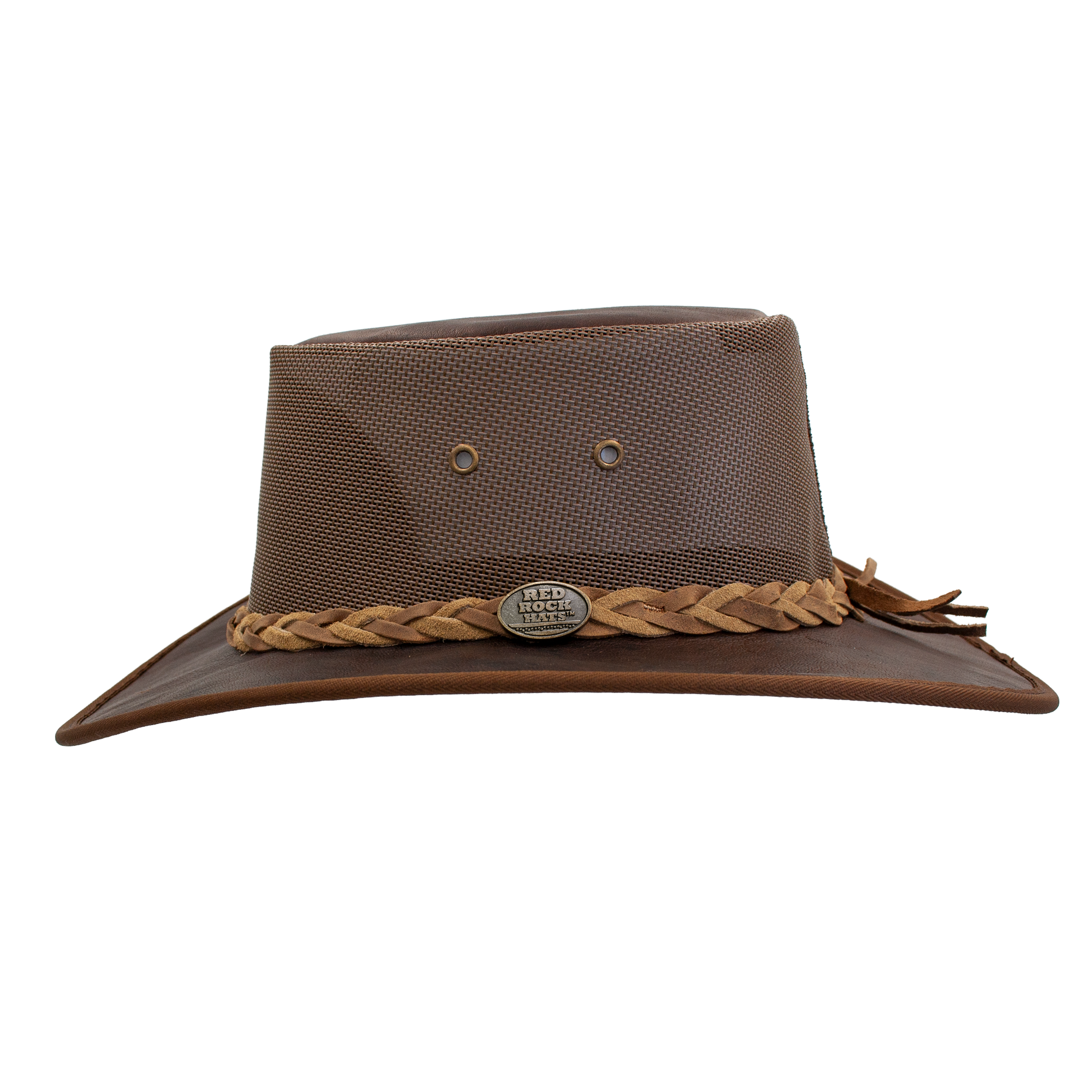Barmah Hat Kangaroo Leather Hats Red Rock Hats Squashy Roo Cooler
