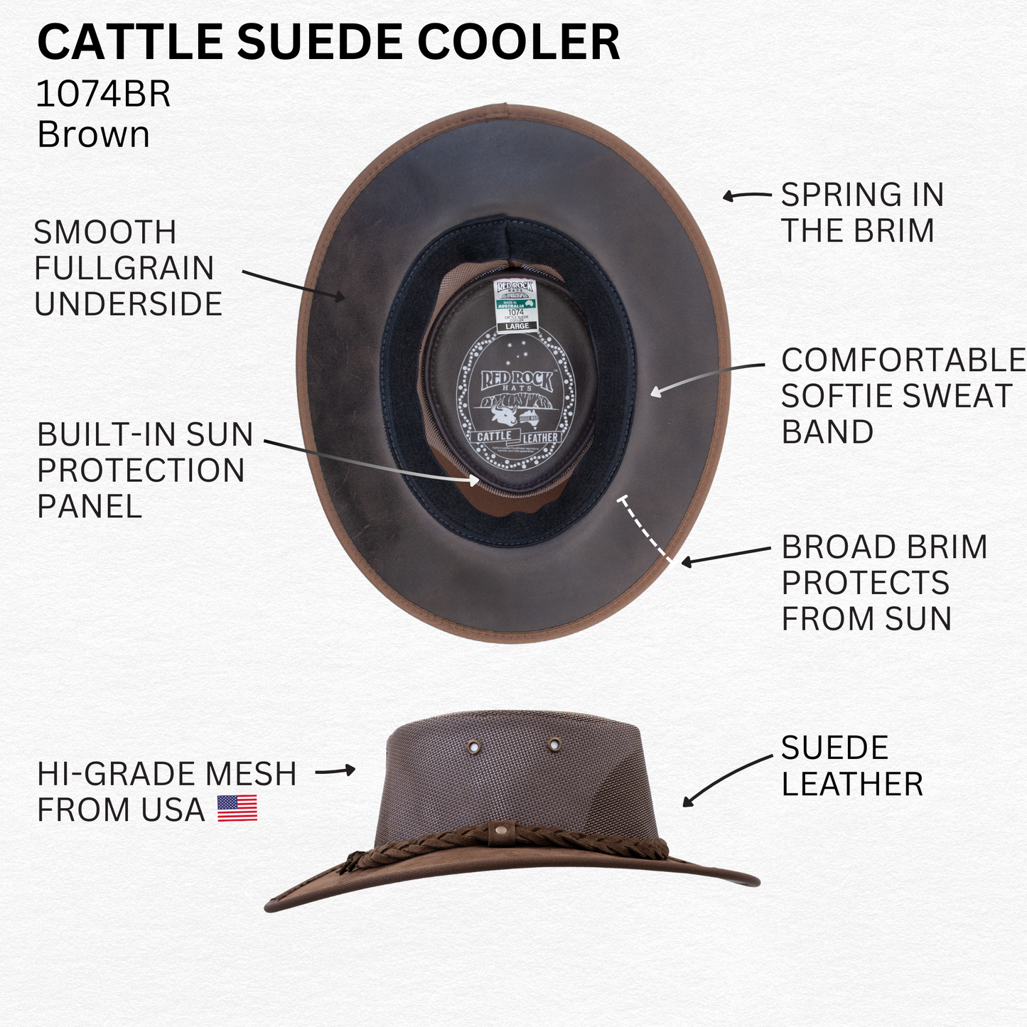 1074 - Cattle Suede Cooler